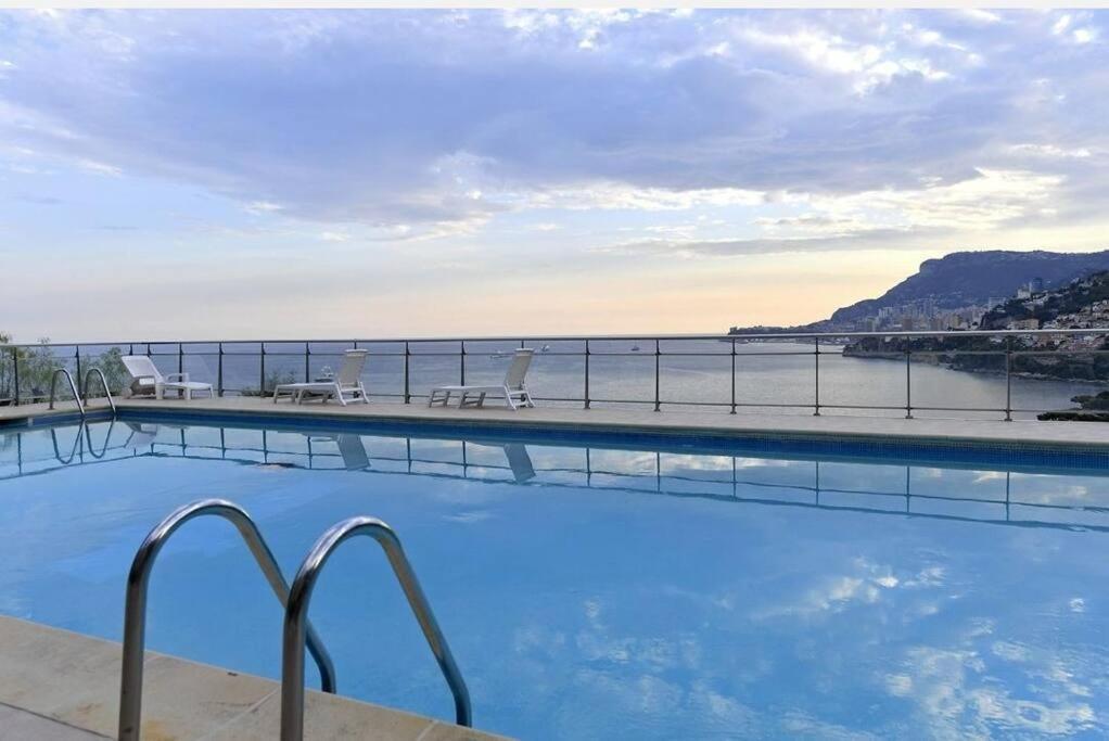 Grand Bleu, Appartamento Vista Mare E Monaco Рокебрюн — Кап-Мартен Экстерьер фото